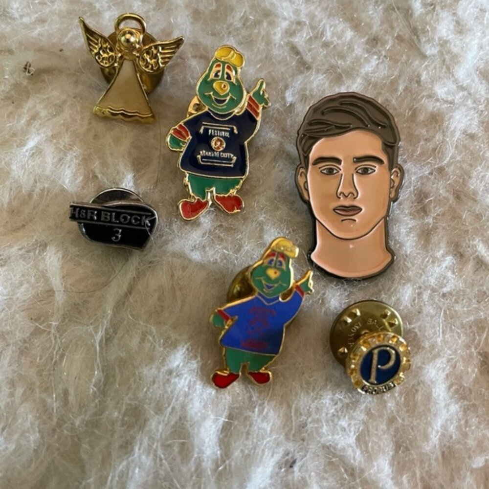 Assorted Enamel Pin Set